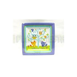 Plato fiesta Bienvenido al bosque 8 pz