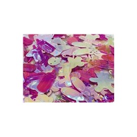 Confeti de mesa Baby accesorios rosa 12 g