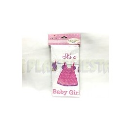 Mantel It's a baby girl ! rectangular 1 pz