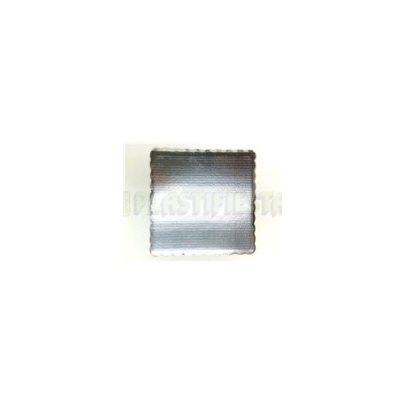Base rectángular 33 x 33 doble corrugado Plata 1 pz
