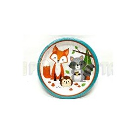 Plato fiesta Woodland animals 8 pz