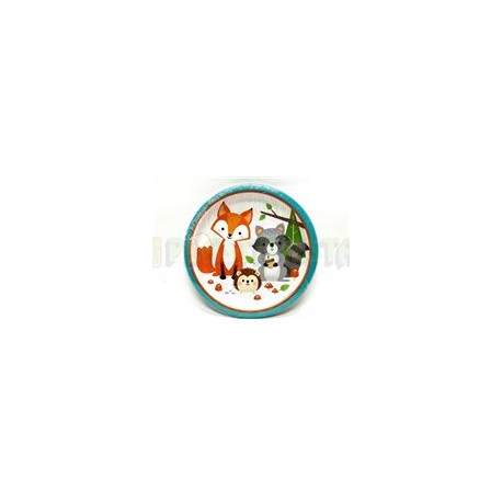 Plato fiesta Woodland animals 8 pz
