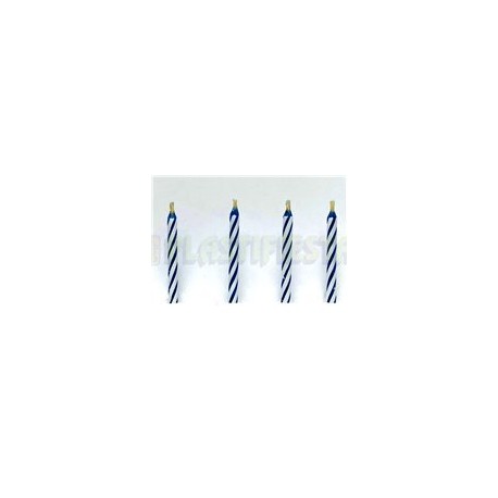 Vela caramelo Azul mágica 12 pz