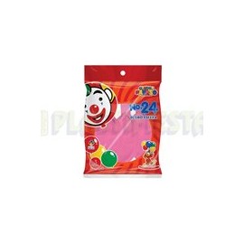Globo de látex No. 24 Rosa 3 pz