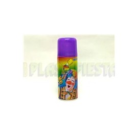 Serpentina en aerosol Morado 250 gr 1 pz