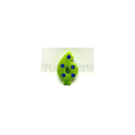 Vela glow No. 6 1 pz