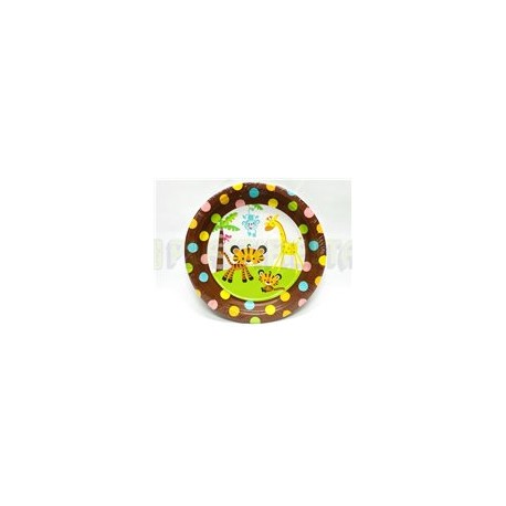 Plato pastelero Welcome baby (FP) 8 pz
