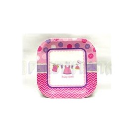 Plato fiesta It's a baby girl ! 8 pz