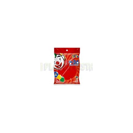 Globo de látex No. 36 sólido Rojo cereza 3 pz