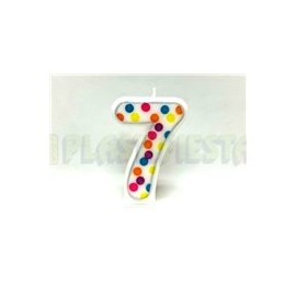 Vela pop No. 7 1 pz