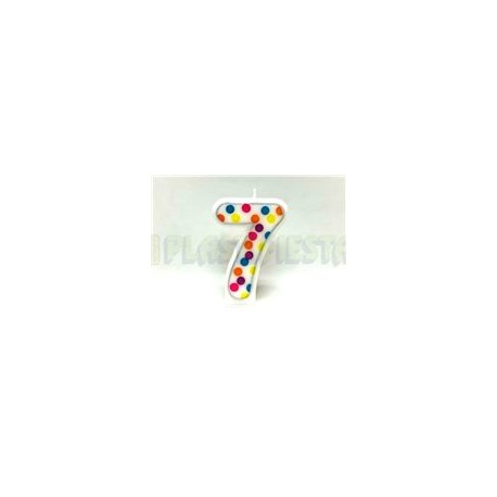 Vela pop No. 7 1 pz