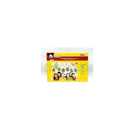 Adorno espiral Mickey Mouse 8 pz