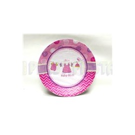 Plato pastelero It's a baby girl ! 8 pz
