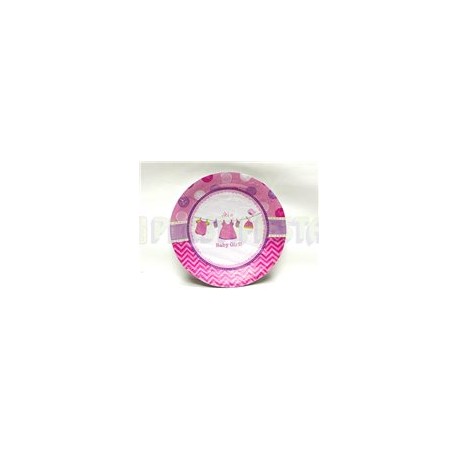 Plato pastelero It's a baby girl ! 8 pz