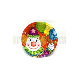 Plato fiesta Payaso 8 pz