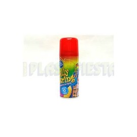 Serpentina en aerosol Rojo 250 gr 1 pz
