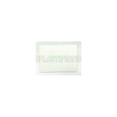 Base rectángular 35 x 47 Blanca doble 1 pz