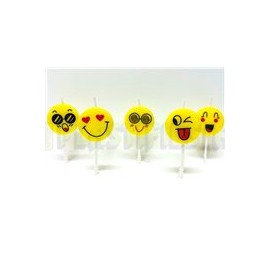 Vela Caritas palillos 5 pz