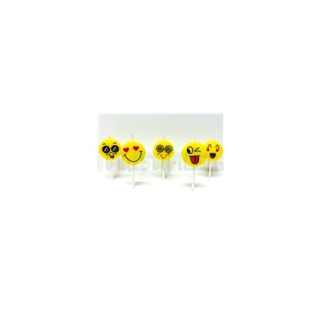 Vela Caritas palillos 5 pz