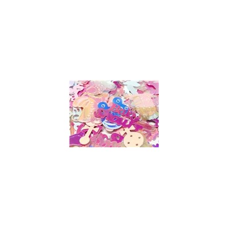 Confeti de mesa Baby shower niña 10 g
