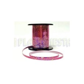 Curling holográfico Rosa salmón 1 pz