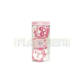 Letrero Baby Girl Rosa 1 pz