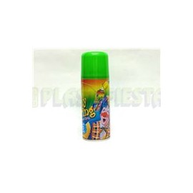 Serpentina en aerosol Verde 250 gr 1 pz