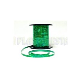 Curling holográfico Verde bandera 1 pz