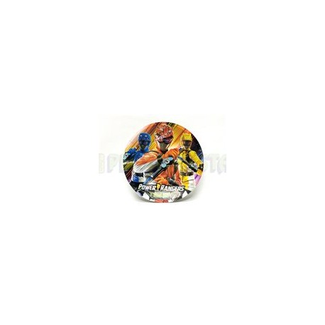 Plato pastelero Power rangers 6 pz
