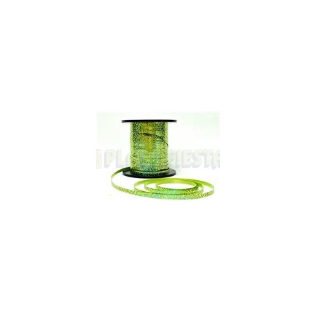Curling holográfico Verde lima 1 pz