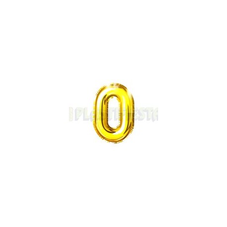 Adorno móvil Globo No. 0 Oro 1 pz