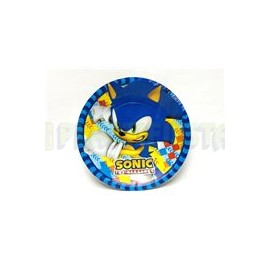 Plato pastelero Sonic 6 pz