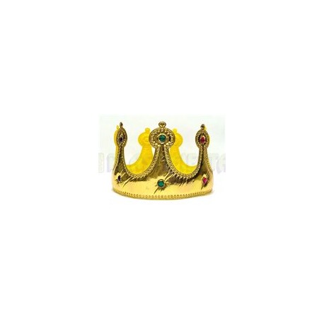 Corona Rey tela Oro 1 pz