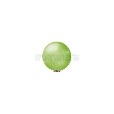 Globo de látex No. 36 sólido Verde lima  3 pz