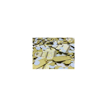 Confeti de mesa Boda copa y botella 20 g