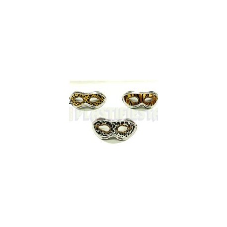 Antifaz Animal print plastico 1 pz