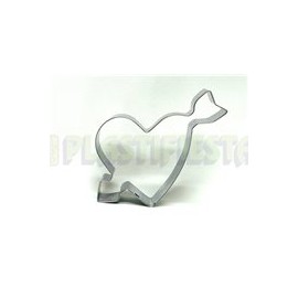 Cortador de galleta Corazón flechado 1 pz