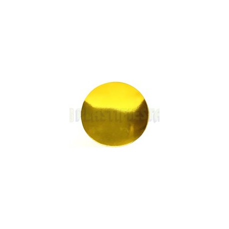 Disco 25 cm Dorado 1 pz