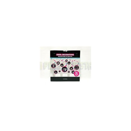 Adorno espiral Internet famous 12 pz
