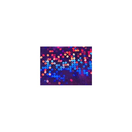 Letrero banderín Feliz cumpleaños holográfico Morado 1 pz