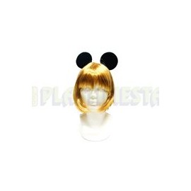 Diadema Mickey orejas tela 6 pz