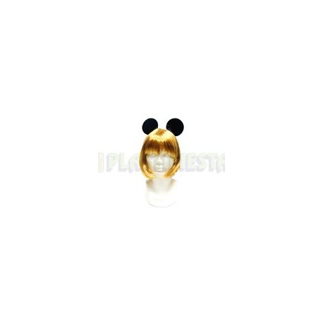 Diadema Mickey orejas tela 6 pz