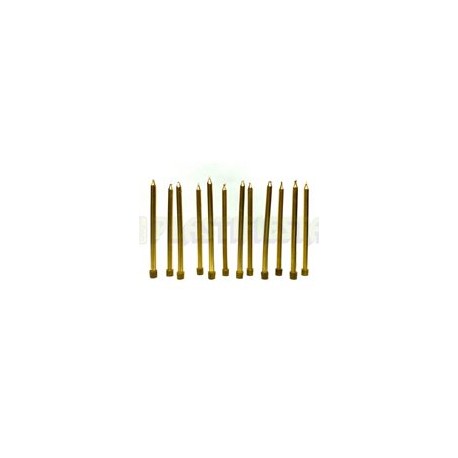 Vela glitter Oro 20 pz