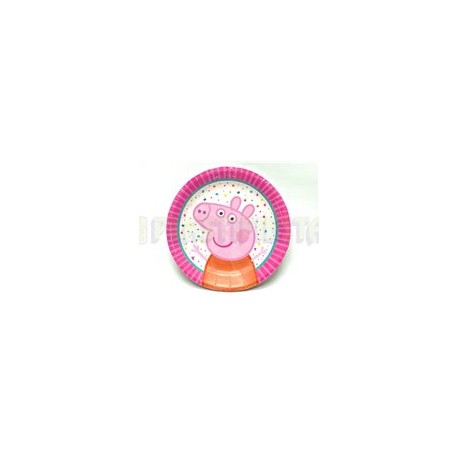 Plato pastelero Peppa pig 6 pz