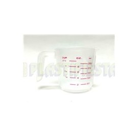 Taza medidora de plástico 1 pz