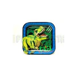 Plato fiesta Dinosaurio T-Rex 6 pz