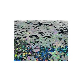 Confeti de mesa Estrella negra holográfica 10 g