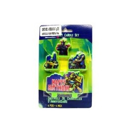 Vela medallón Tortugas ninja 1 set