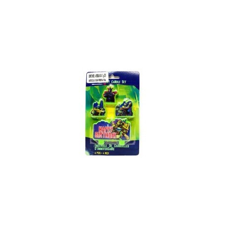 Vela medallón Tortugas ninja 1 set