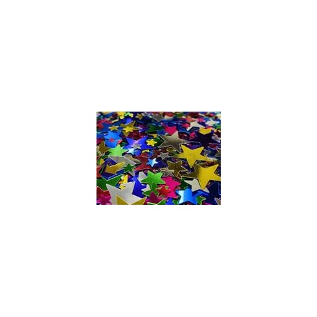 Confeti de mesa Estrellas multicolor 12 g